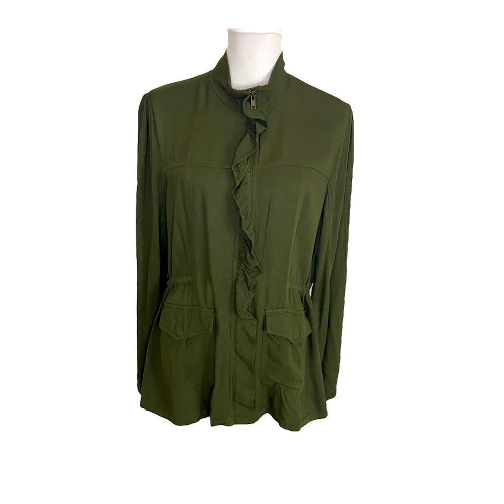 Maurices Green Lightweight Utility Jacket size Medium